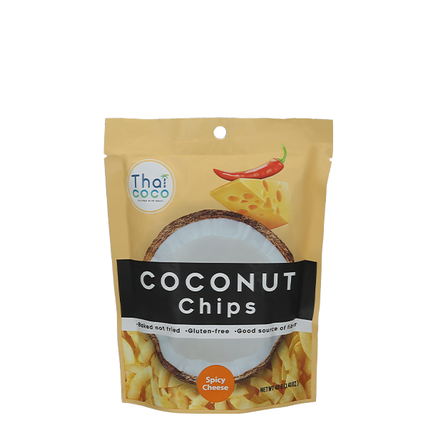 Coconut Chip Spicy Cheese flavor 40 g.
